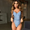 Cross-border source Amazon velvet sexy shaping and fun jumpsuit for autumn and winter Item Picture